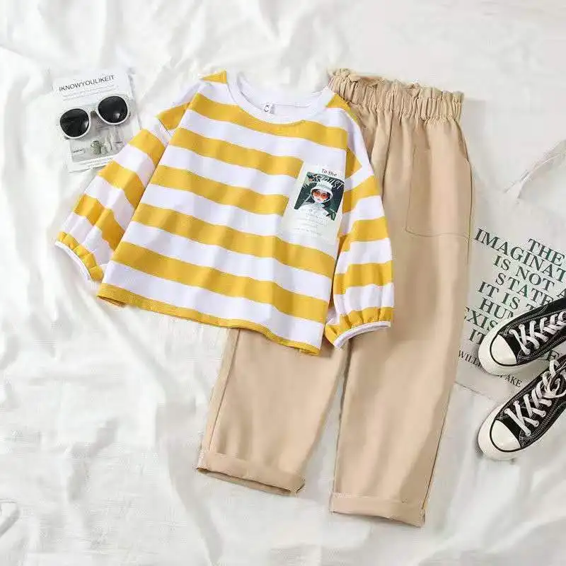 Женская новая Корейская футболка с длинным рукавом модная шикарная Повседневная