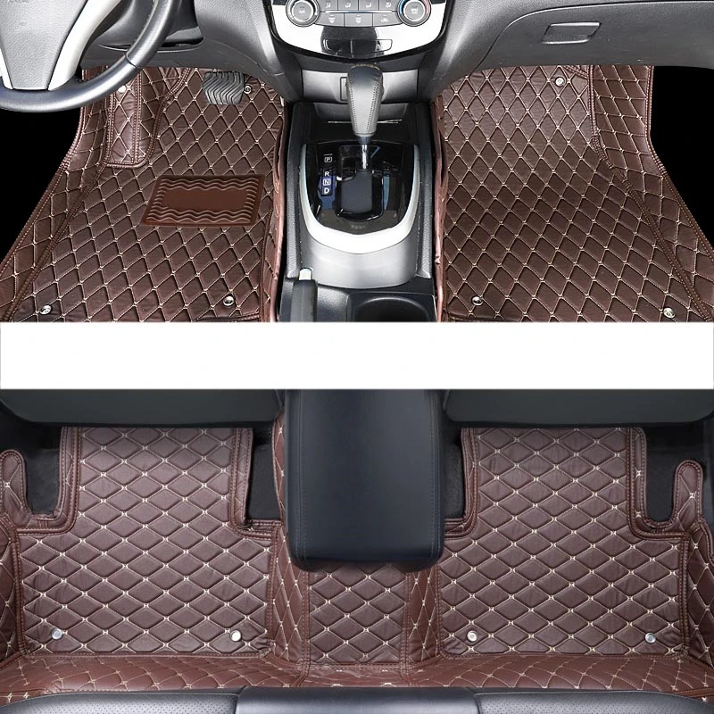 

leather car floor mat for nissan qashqai rogue sport 2006-2020 2019 2018 2017 2008 2011 2013 2012 J10 J11 accessories