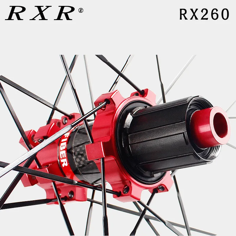 Mtb велосипед Wheelset углеродный волоконный концентратор RX260 горный колеса Набор 5