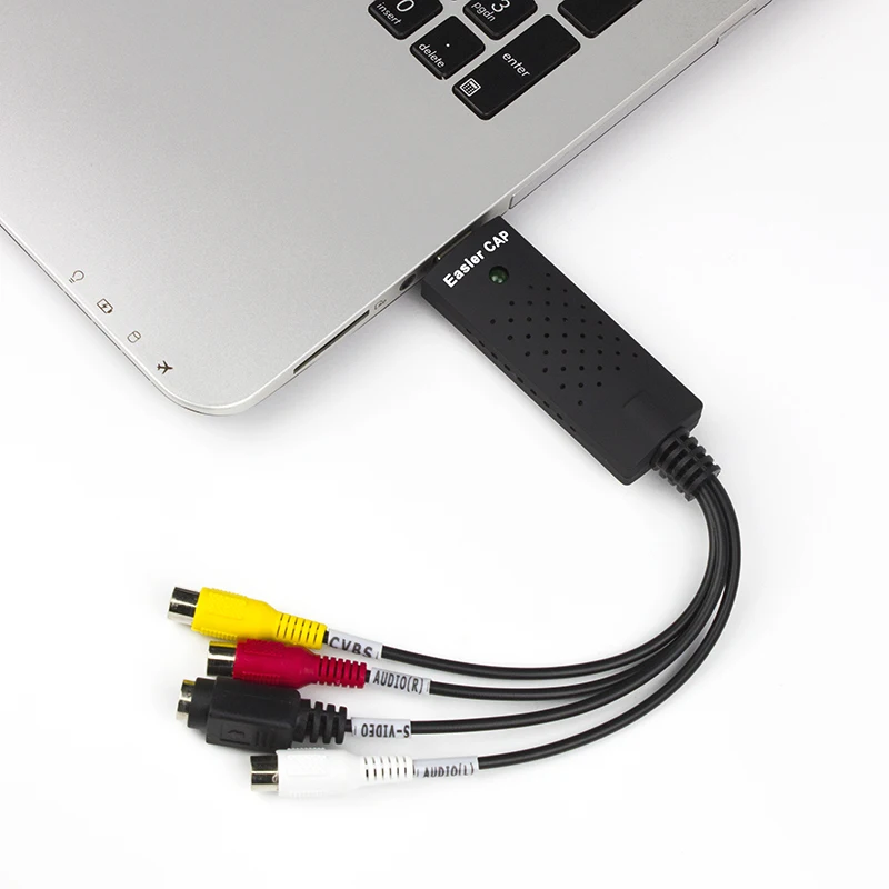 USB EasyCAP Видео адаптер с аудио ТВ DVD VHS Captura de v ideo карта Аудио AV для компьютера/CC TV