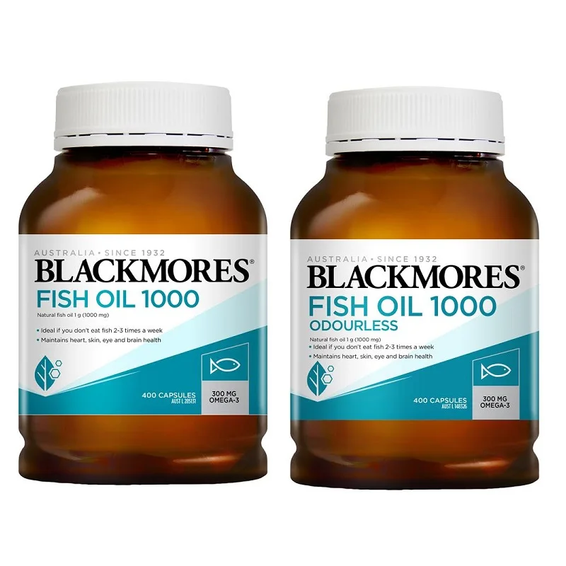 Австралия без запаха рыбий жир 1000 мг 400 капсулы Омега 3 жирная кислота EPA DHA добавка