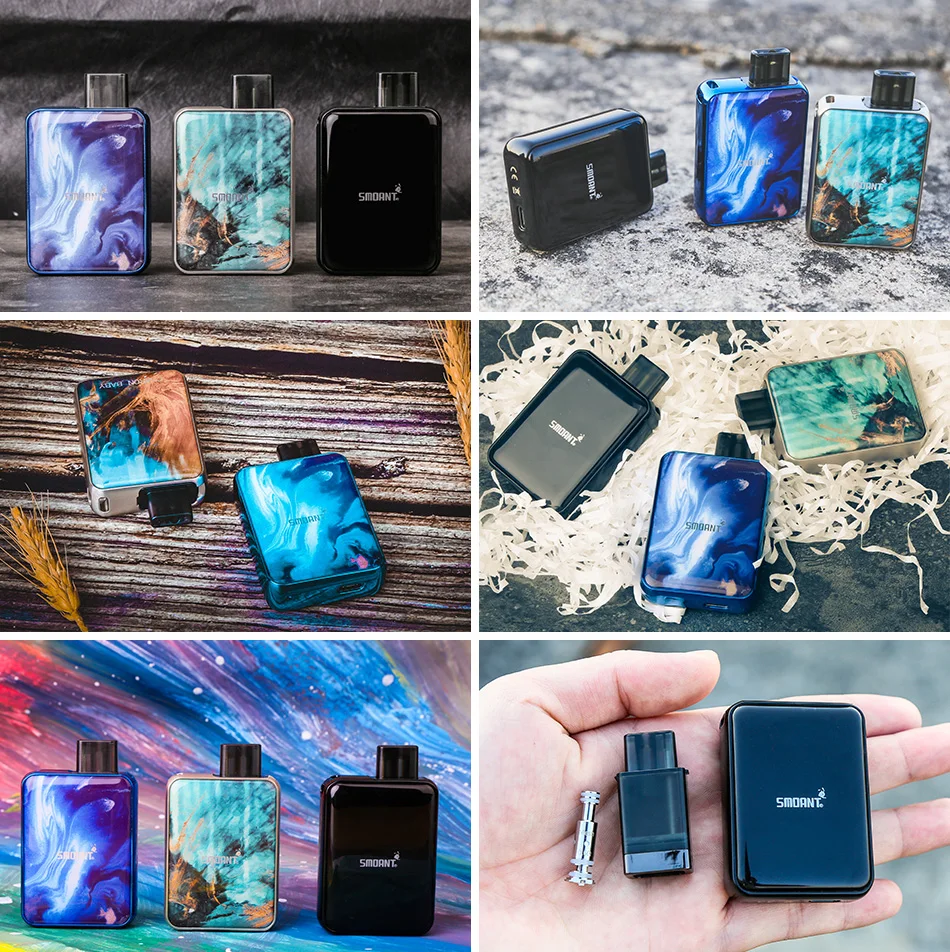 Россия Горячая Распродажа оригинальный Smoant Харон для Pod Системы комплект Вт 2 мл