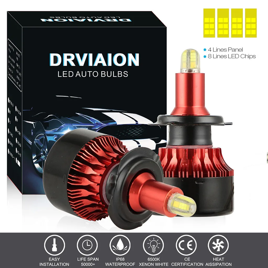 2020 Новое поступление 8-по бокам 3D светодиодный фар Conversion Kit 120 Вт 18000LM высокое