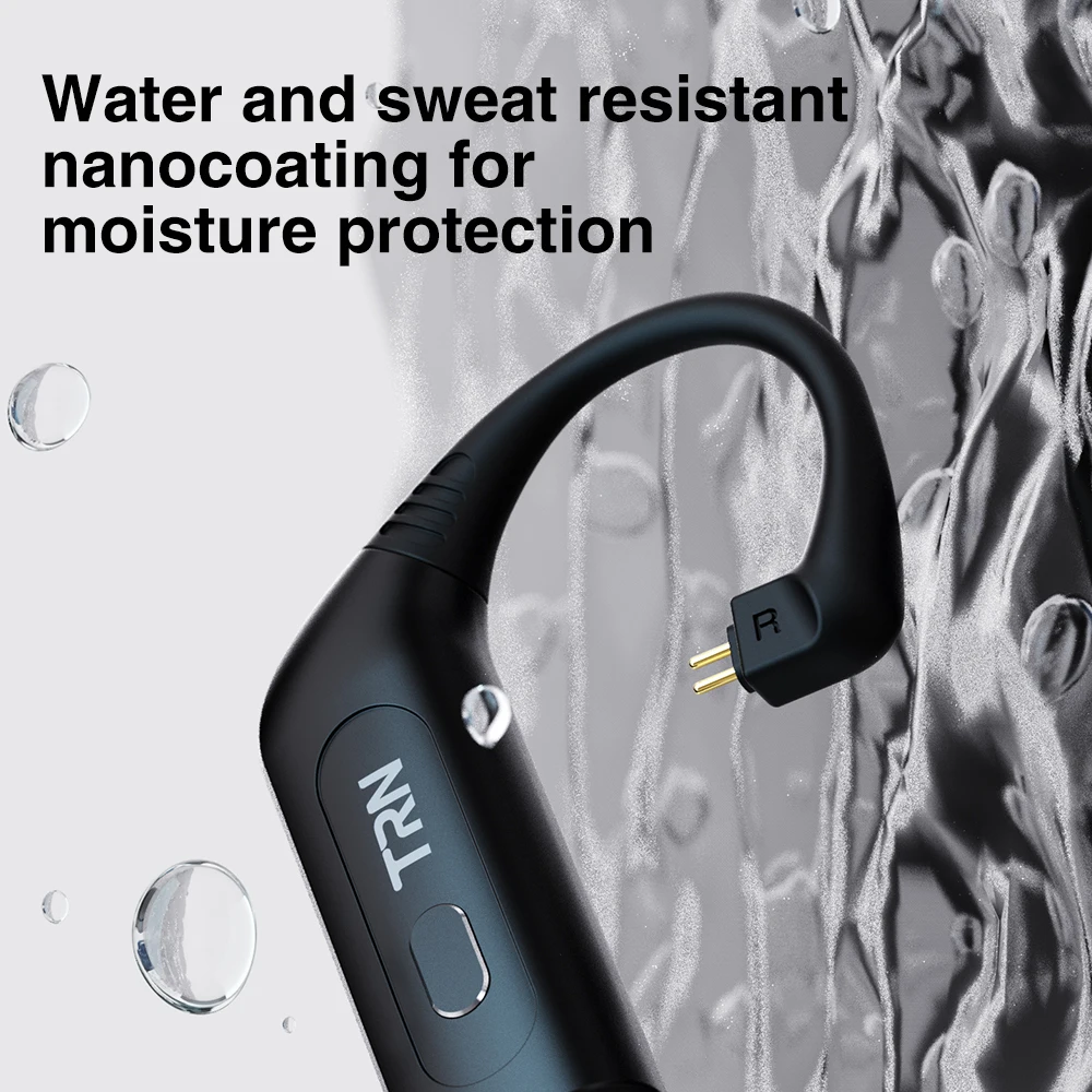 TRN BT30 TWS беспроводной 5 2 Bluetooth модуль кабеля обновления Qualcomm гарнитура APTX Earhook 2PIN MMCX