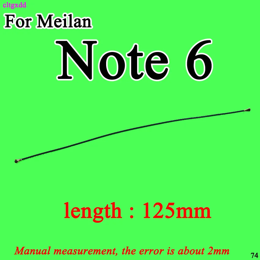 for Meilan Note 6 Cltgxdd антенна Wifi сигнальный гибкий кабель-провод Лента для Meizu MX4 MX5 MX6 Pro 5 6 M3 M3S M5 M5S M6 M2 Примечание U10 U20 - Цвет: for Meilan Note 6