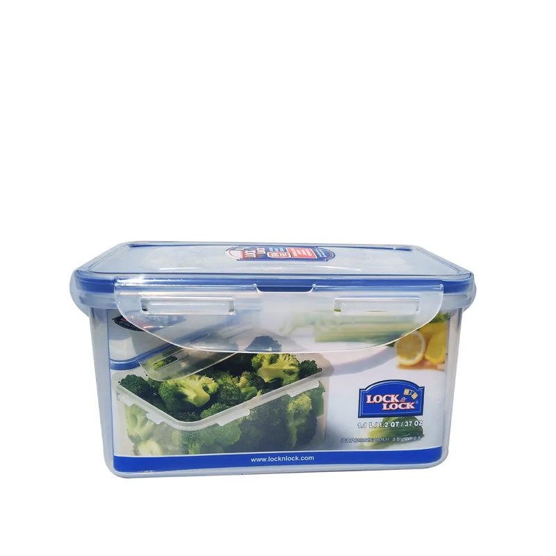 

Le Kou plastic preservation box 1.1L microwave oven lunch box lunch box sealed storage box