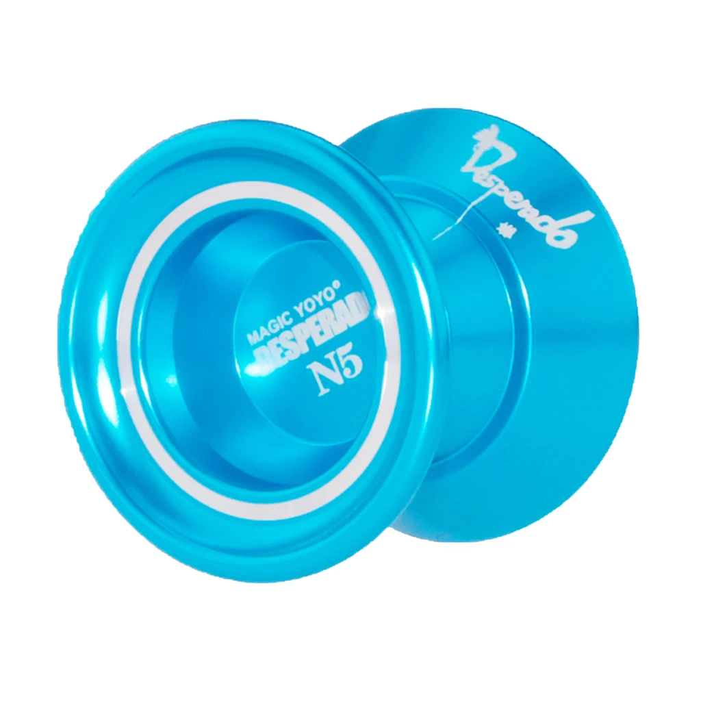 

N5 Unresponsive Professional Aluminum Alloy Yo-yo Ball with Durable String - Blue