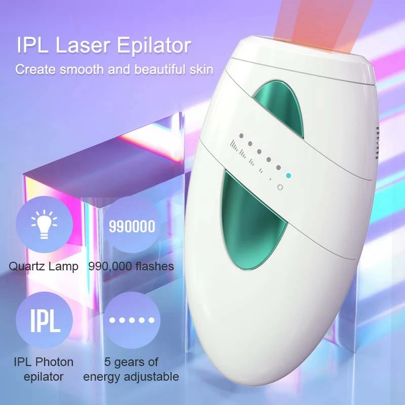 

At-Home IPL Hair Removal for Women Permanent Painless Hair Remover Device for Facial Whole Body 990000 Flashes