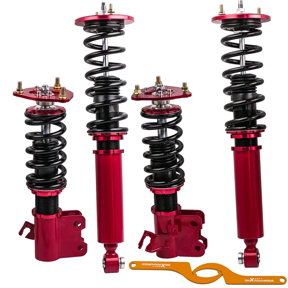 Coilovers рессоры Понижающие ударные наборы для Nissan 240SX S14 Silvia 1995 1998 Adj. Высота + Верхнее