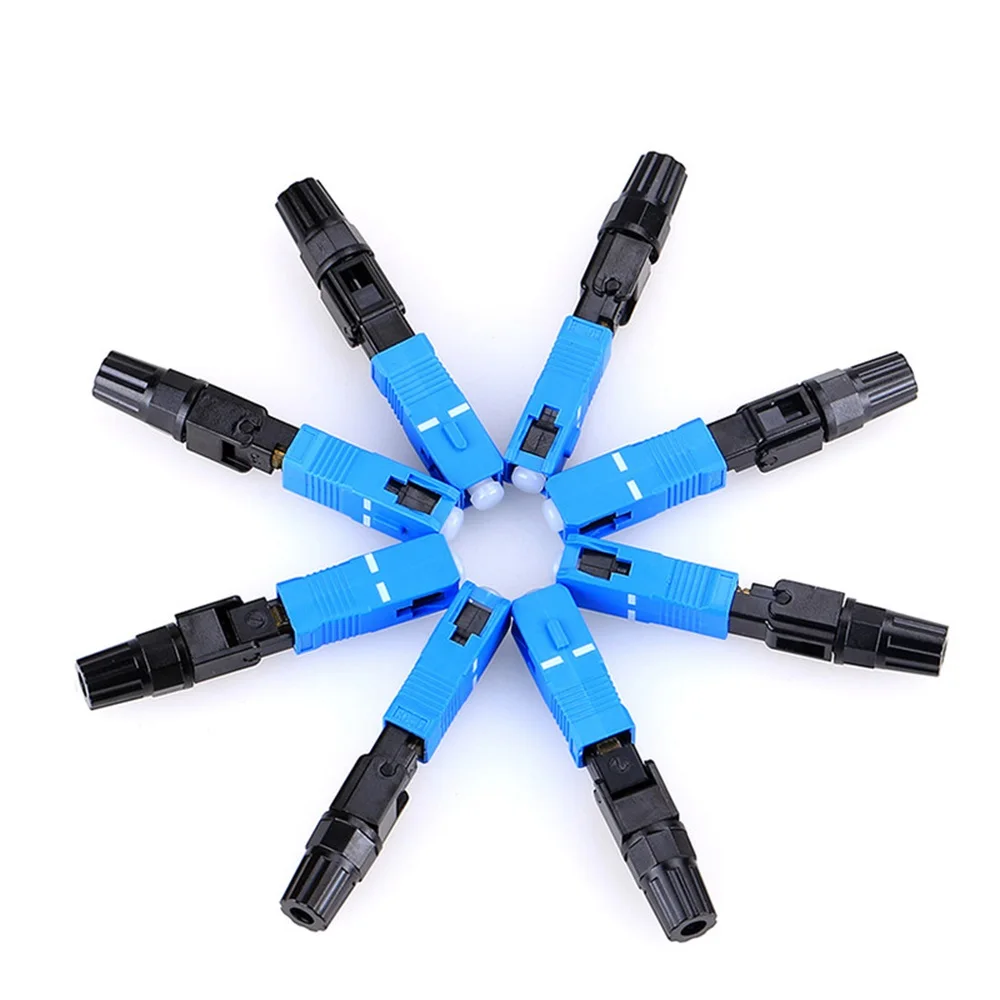 SC/APC UPC Fiber Optic Quick Connector Cable Cold-Connection-Adapter FTTH Fiber Optic Fast Connector SC Fiber Field Assembly