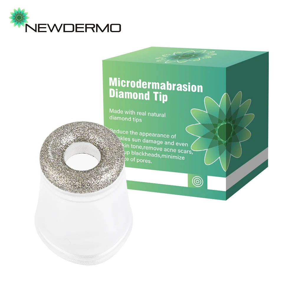 Стандартные наконечники для микродермабразии NEWDERMO аппарат и удаление черных