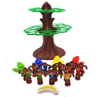 parent child interactive jumping monkey hanging tree learning kid children educational desktop games toy