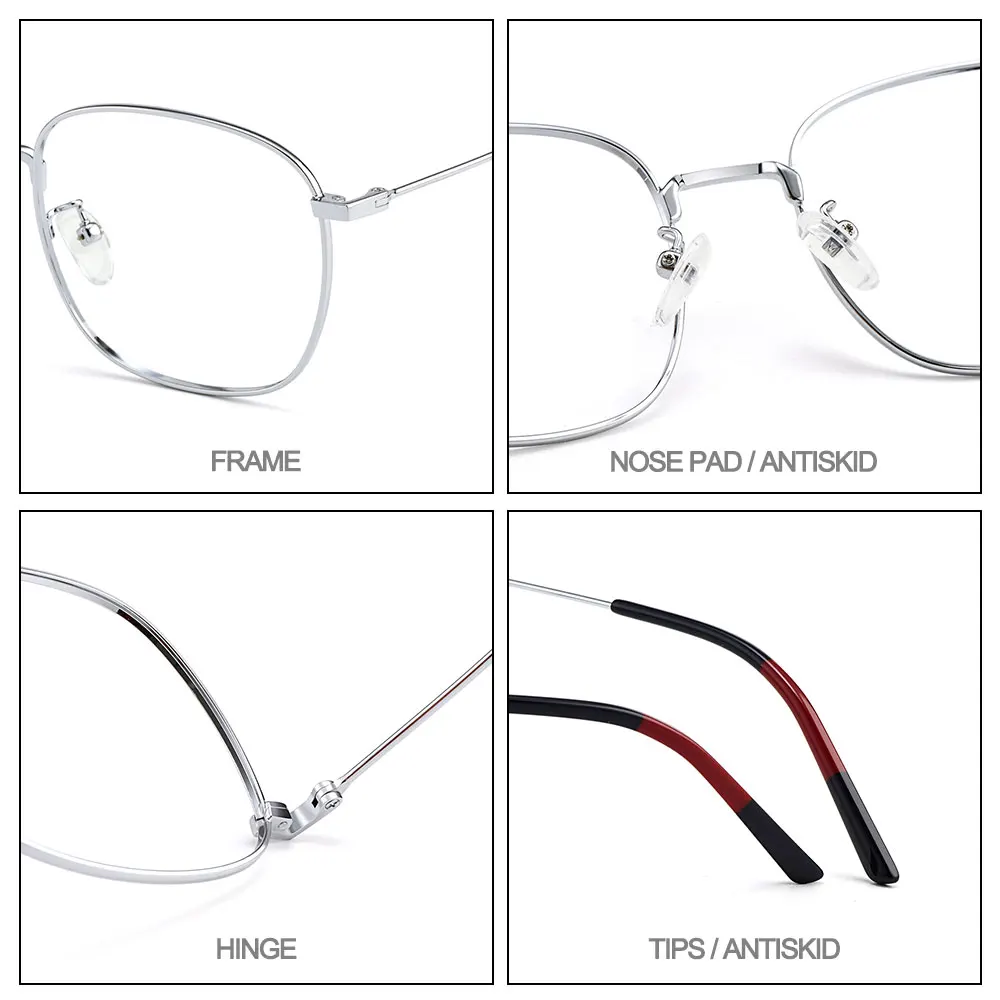 

CICCOLINI Retro Titanium Alloy Glasses Frame For Women Myopia Prescription Spectacles Men Square Fashion Eyeglasses Frame MD0681