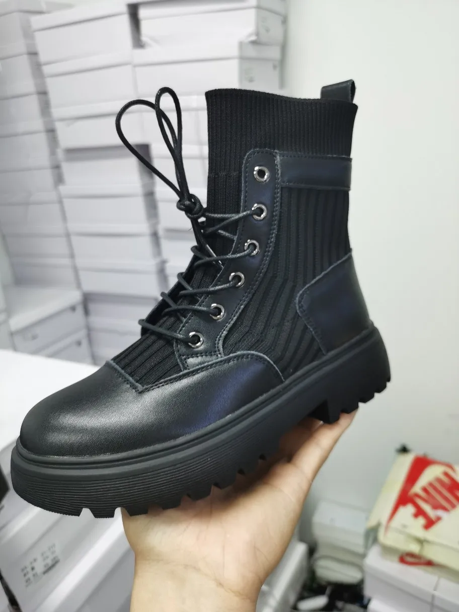 

Ботинки женские из натуральной мягкой кожи, телесного цвета, в британском стиле, Осень-зима 2021, Новая повседневная женская обувь, короткие б...