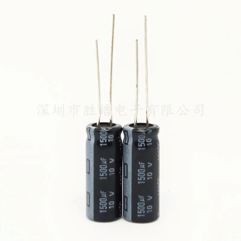 

20 шт., 10 в 1500 мкФ, высококачественный электролитический конденсатор 10 в мкФ 10*13 мм, размер: 10x13 (мм)