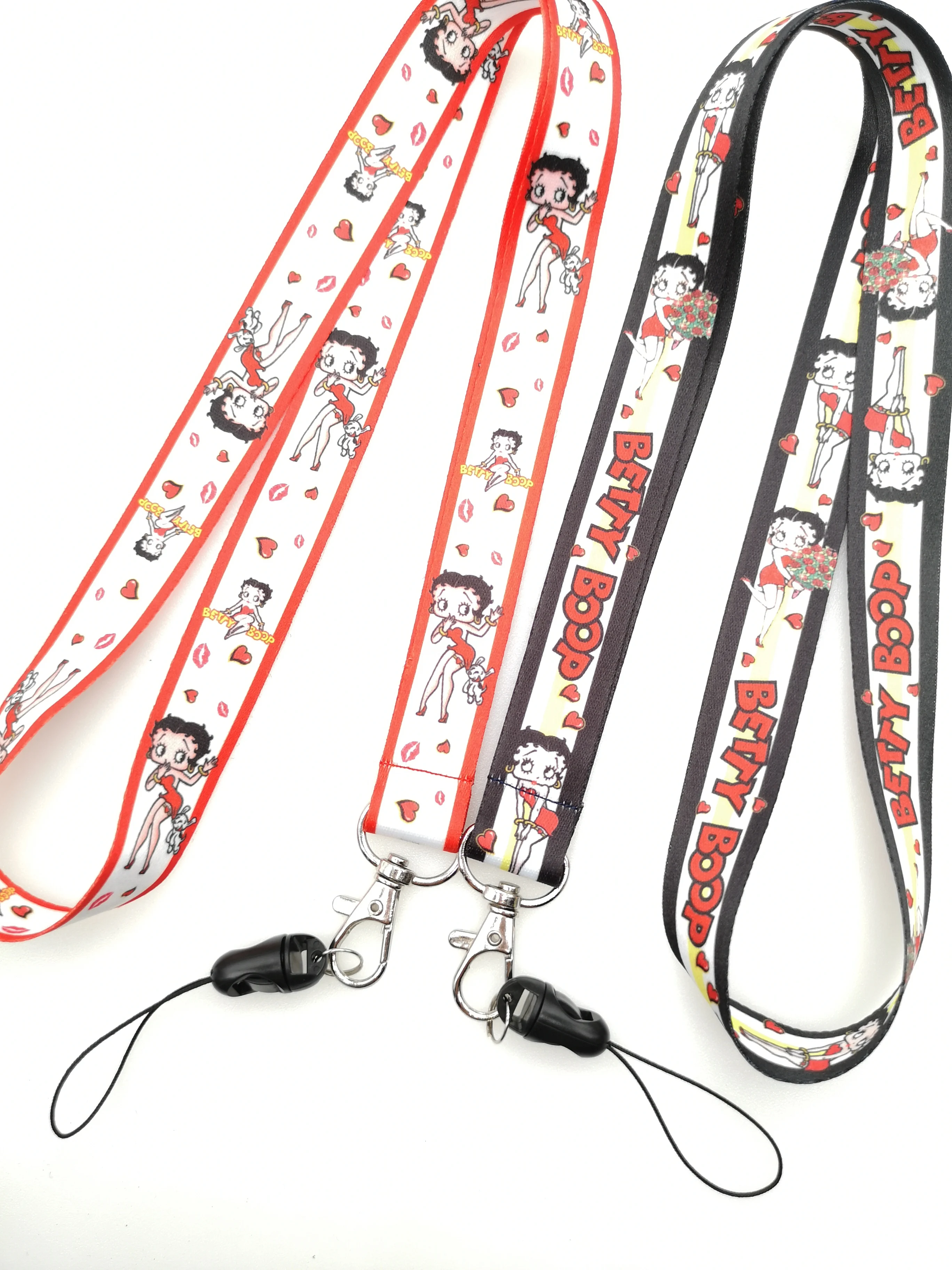 10pcs/20pcs/50pcs/100pcs cartoon betty boop women sexy lanyard Neck Strap Lanyard Mobile Phone Key Chain ID Badge Chains | Украшения и