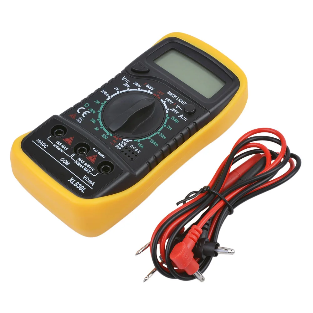 XL830L Ручной цифровой мультиметр Мини AC/DC измеритель напряжения для Вольтметр