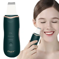 ckeyin ultrasonic skin scrubber face spatula blackhead remover pore cleaner lifting comedones extractor facial deep cleansing 53