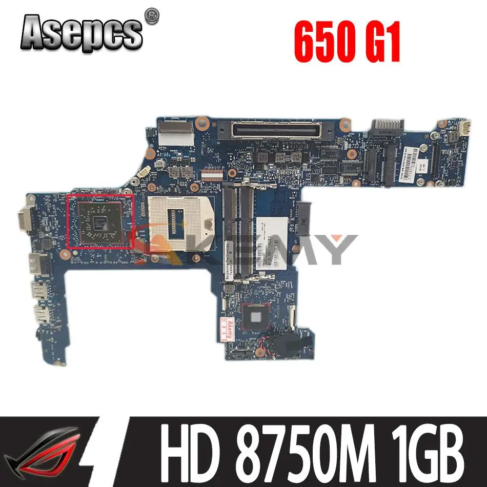 

Материнская плата для ноутбука HP PROBOOK 650 G1 744018-001 744018-501 PGA947 6050A2566402-MB HD 8750M 1GB