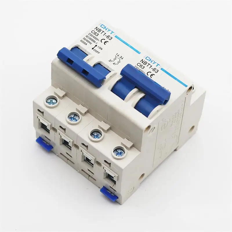 Бесплатная доставка CHYT NBT1-63 2P + Din-рейка AC 230/400 В 63 А двойной ручной переключатель