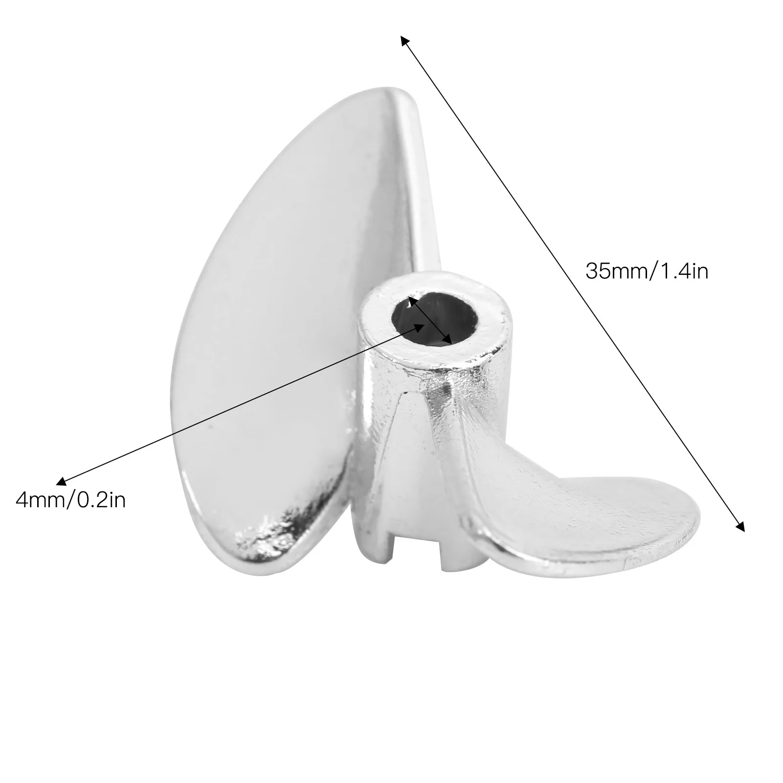 35 мм лодка RC 2 лопасти пропеллера подходит для запчастей FeiLun FT016 FT007 FT012 FT009 FT011 FT010 для игрушки на пульте управления.