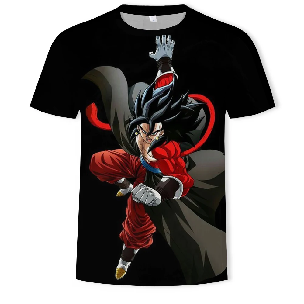 

2021 summer new anime Harajuku 3d printing T-shirt female short-sleeved cartoon 3DT shirt printing shirt round neck fashion