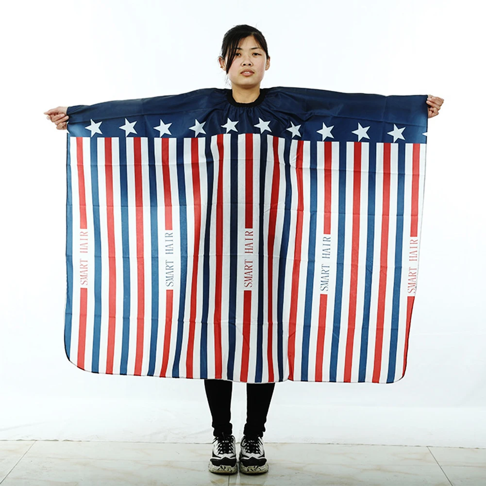 Антистатическая накидка для волос взрослых домашний салонный фартук с принтом