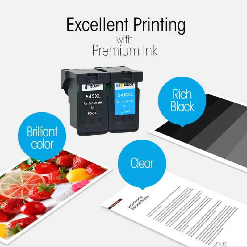 Совместимый чернильный картридж PG545 CL546 для canon pg545xl pg 545 cl 546 pixma MG2950 MG2550 MG2500 MG3050 MG2450