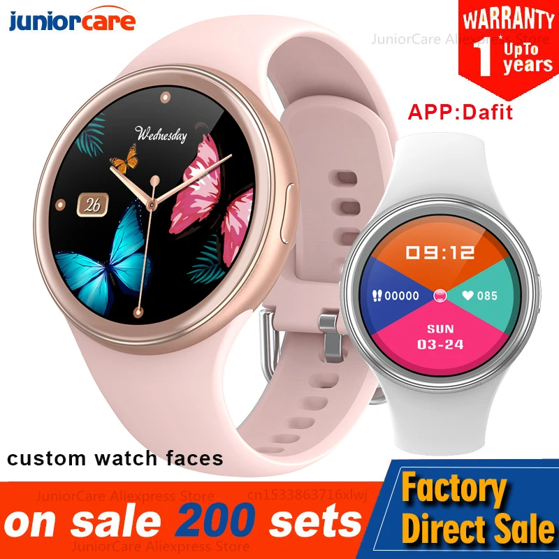 

Women Smart Watch HD Full Touch Screen IP68 Waterproof DIY Watch Face Lady Smartwatch Woman For IOS Android VS DT88 Pro GW33 V23