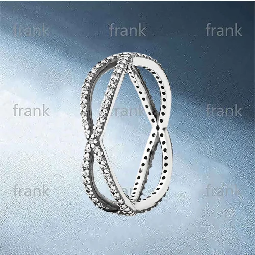 

190930CZ SPARKLING CROSSOVER RING