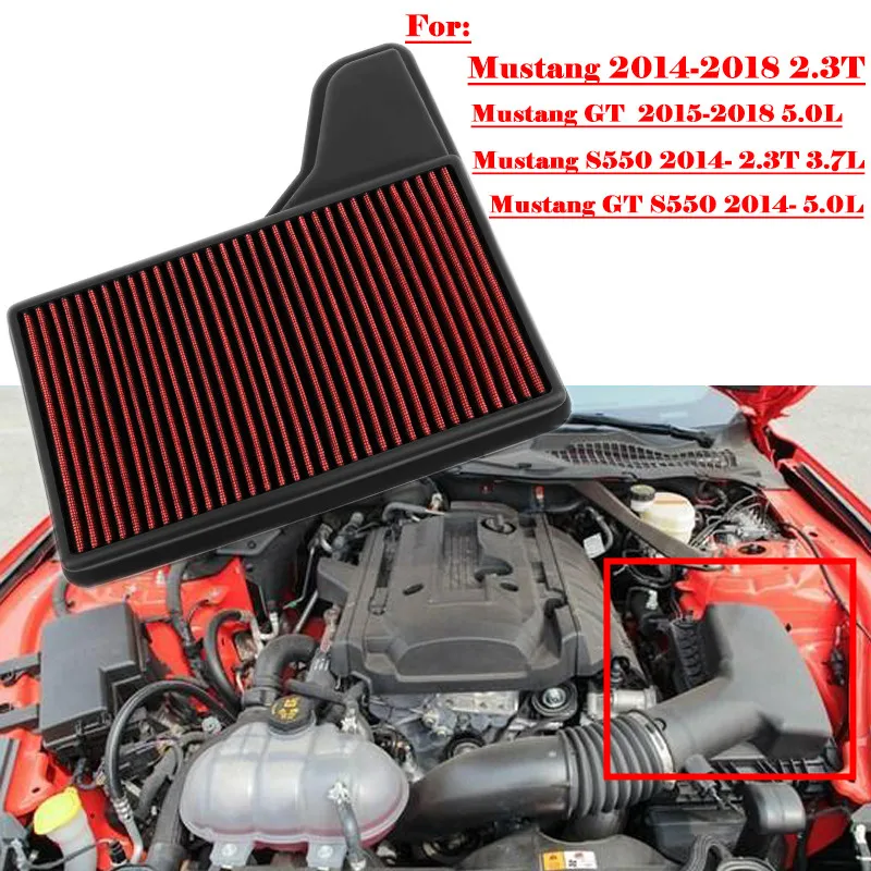 

Сменная деталь для Mustang 2014-2018 2,3 T GT 2015-2018 5.0L S550 2014-2,3 T 3.7L GT S550