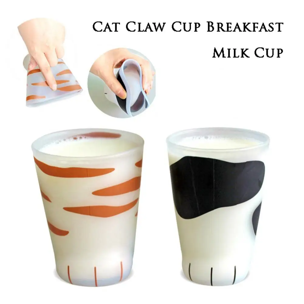 Чашка с кошачьими когтями чашка для завтрака молоком принтом кошачьих ног кофе