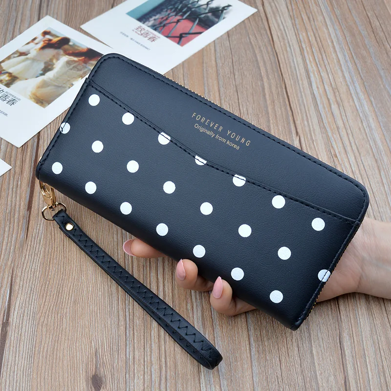 

2019 Women's Wallet New Theft Top Quality Stone Purse Long Handbag ID Fashion Card Holder Coin Purses Long Clutch Gift Price