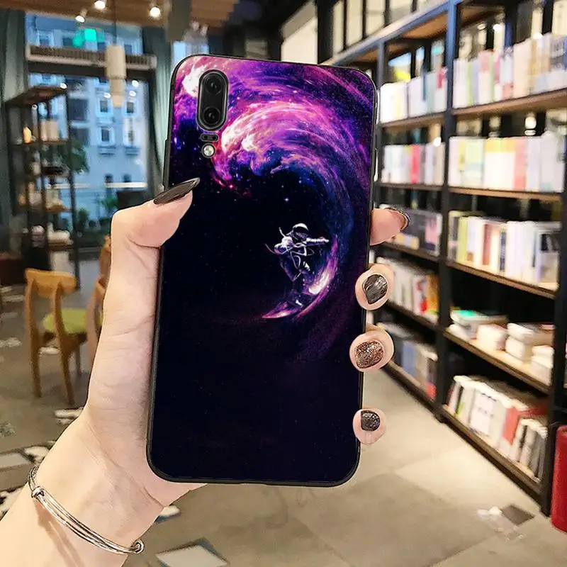 

moskado Astronaut Star Phone Case For Huawei honor Mate P 10 20 30 40 Pro 10i 9 10 20 8 x Lite