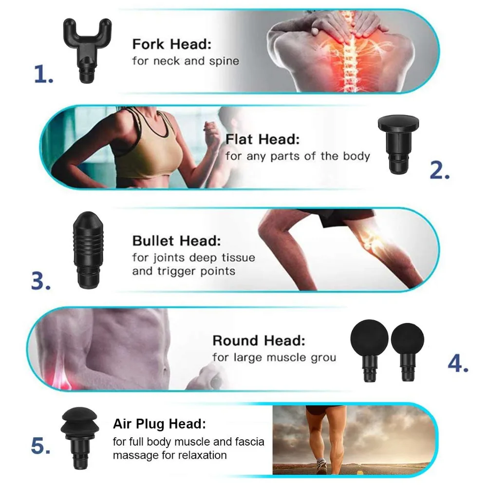 Мини массажный пистолет мышечная вибрация массажер для тела шеи спины массажеры