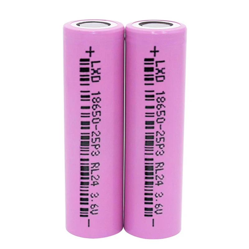 18650 перезаряжаемые батареи 3 7 V литий-ионный реальная емкость 2500mAh батарея для