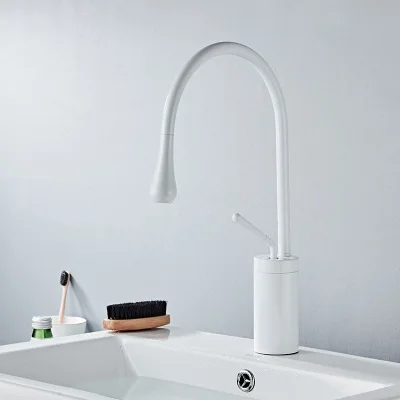 Смеситель для раковины с одной ручкой 360 Вращающаяся Форсунка современный