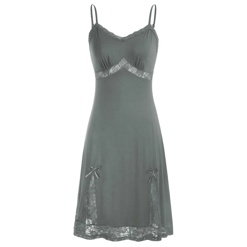 Женское кружевное лоскутное платье BP на тонких бретельках с V-образным вырезом