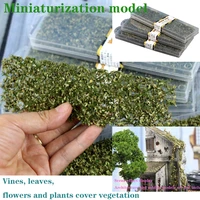 miniaturization model vines and leaves cover vegetation military scenario model diy sand table building materials
