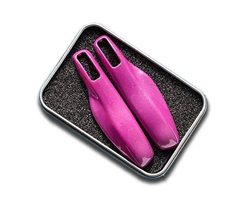 

Глянцевый Фиолетовый чехол для ключей, защитный чехол для ключей для Porsche Panamera 911 Cayenne Macan Cayman Boxster, чехол для автомобильных ключей