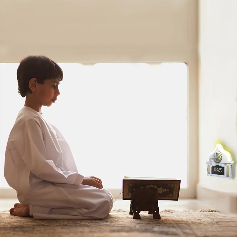Quran Touch Lamp портативный bluetooth-динамик Hajj Umrah мусульманский Azan плеер 8 ГБ, полное чтение известных Imams и quran Transla