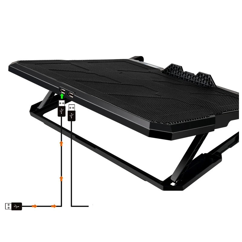 новый ноутбук кулер с светил