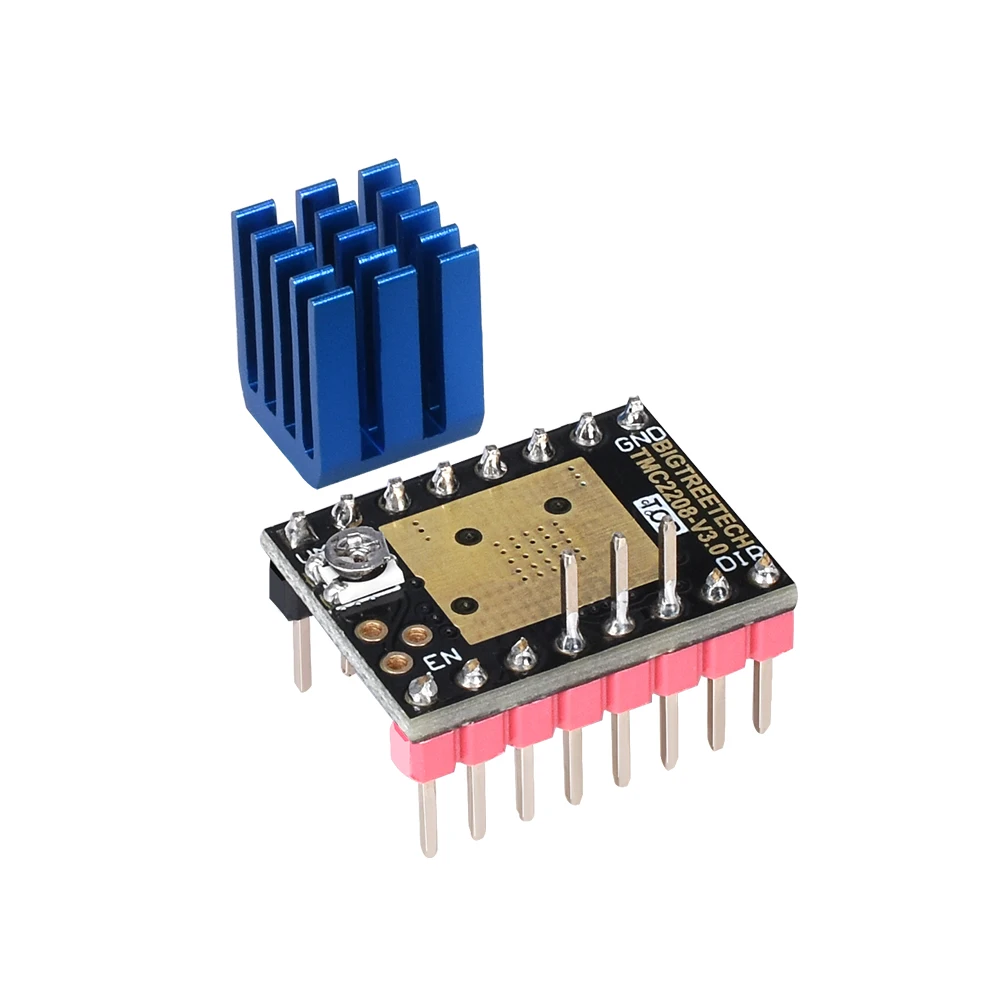 5 шт. TMC2209 UART TMC2208 TMC2130 SPI TMC5160 TMC5161 Драйвер шагового двигателя для 3D-принтера SKR V1.3 PRO MINI MKS GEN Reprap