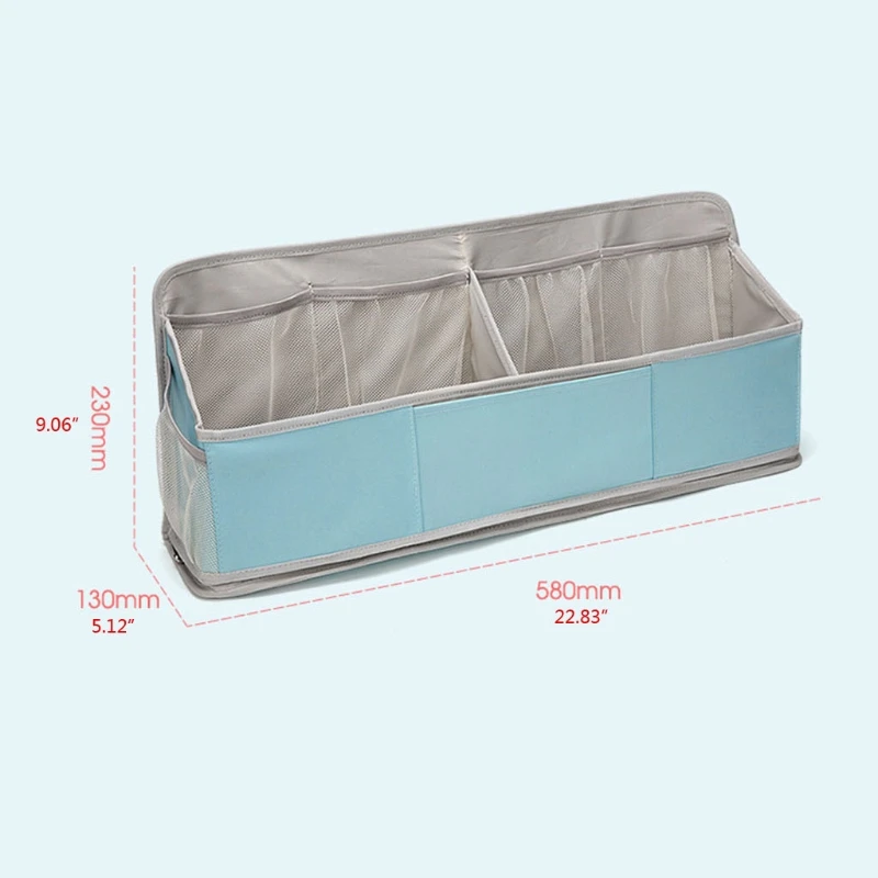 

Baby Care Essentials Crib Storage Bag Bedside Cradle Hanging Organizer Clothes Toys Infants Diaper Pocket