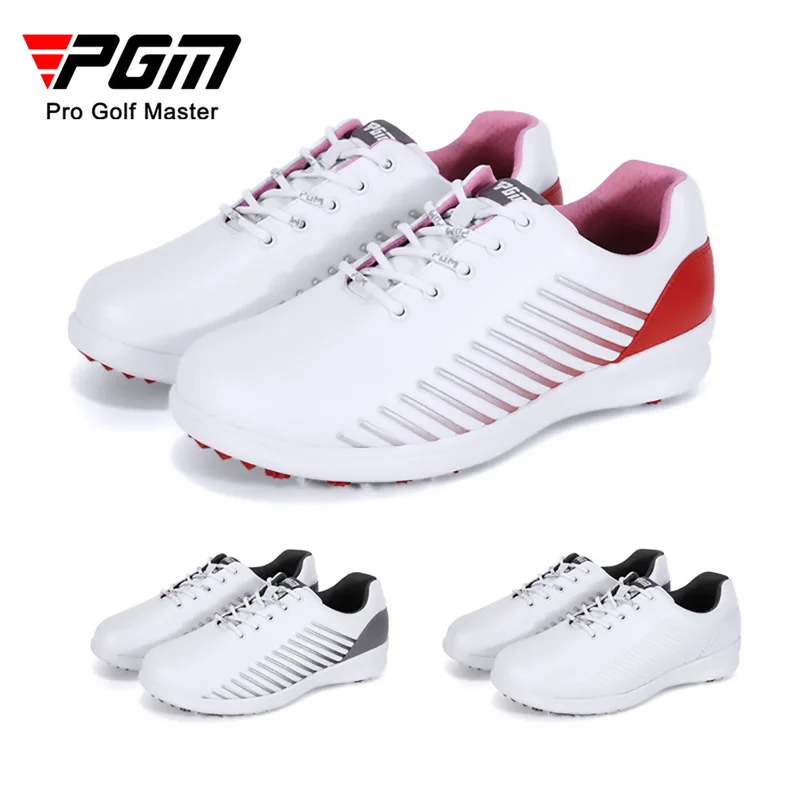 Send Socks Training Shoes Women Waterproof Anti-skid Spikes Comfortable Soft Sole Sports Golf Lady Manual Lacing Sneakers Insole