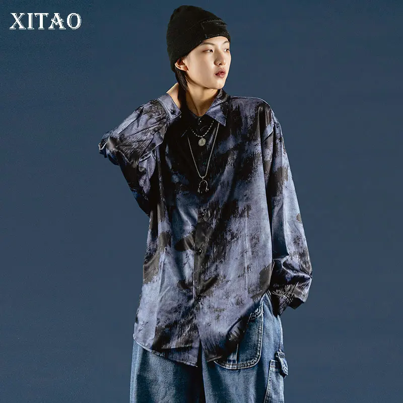 XITAO новинка 2019 весенние женские топы и блузки трендовая свободная уличная одежда