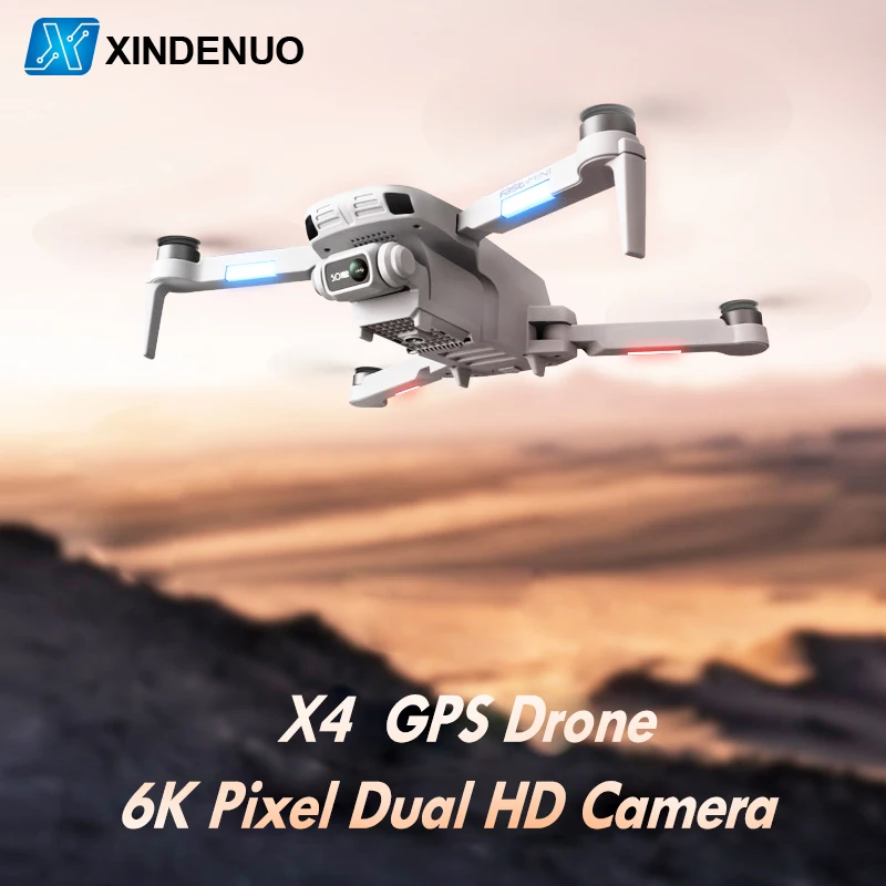 

Радиоуправляемый Дрон 4K, Профессиональный GPS, 5 км, телефон с 6K двойной HD камерой, 25 минут дистанционного управления, Дрон, вертолеты, игрушки
