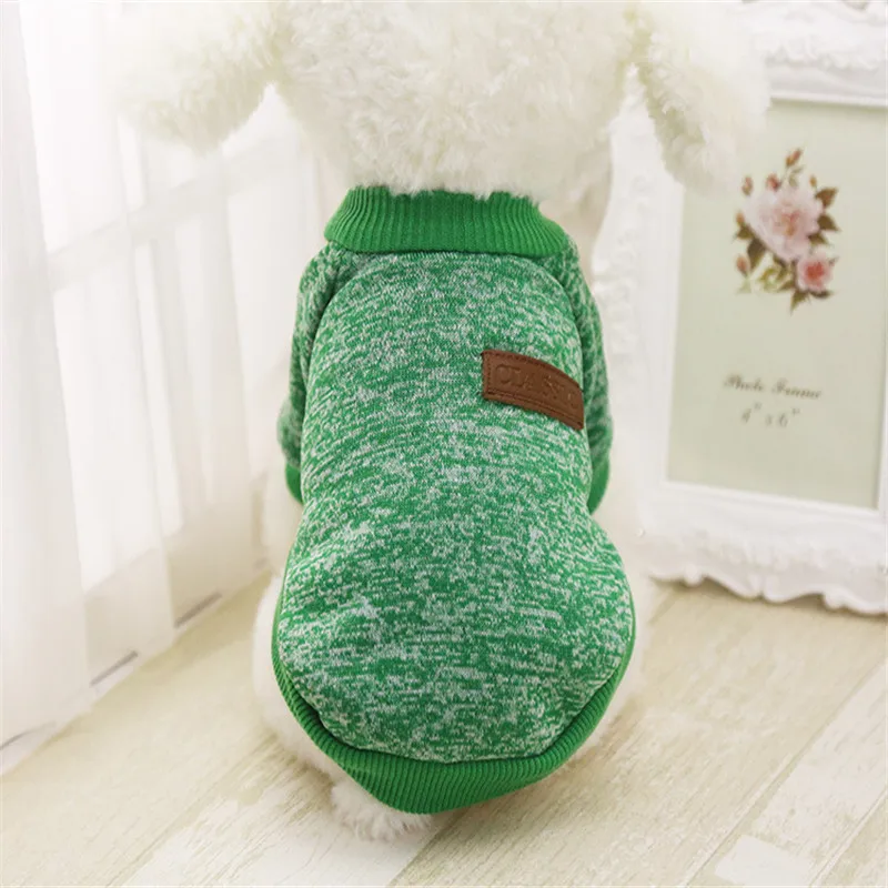 

Dog clothes Winter Warm Puppy Dog Jacket Soft Shirts Dog Costumes Puppy Sweater Designer Clothes Pet Accessories Supplies