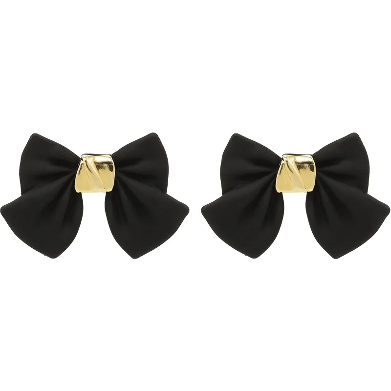 Серьги с бантом Хепберн клипсы для ушей без отверстий серьги пирсинга