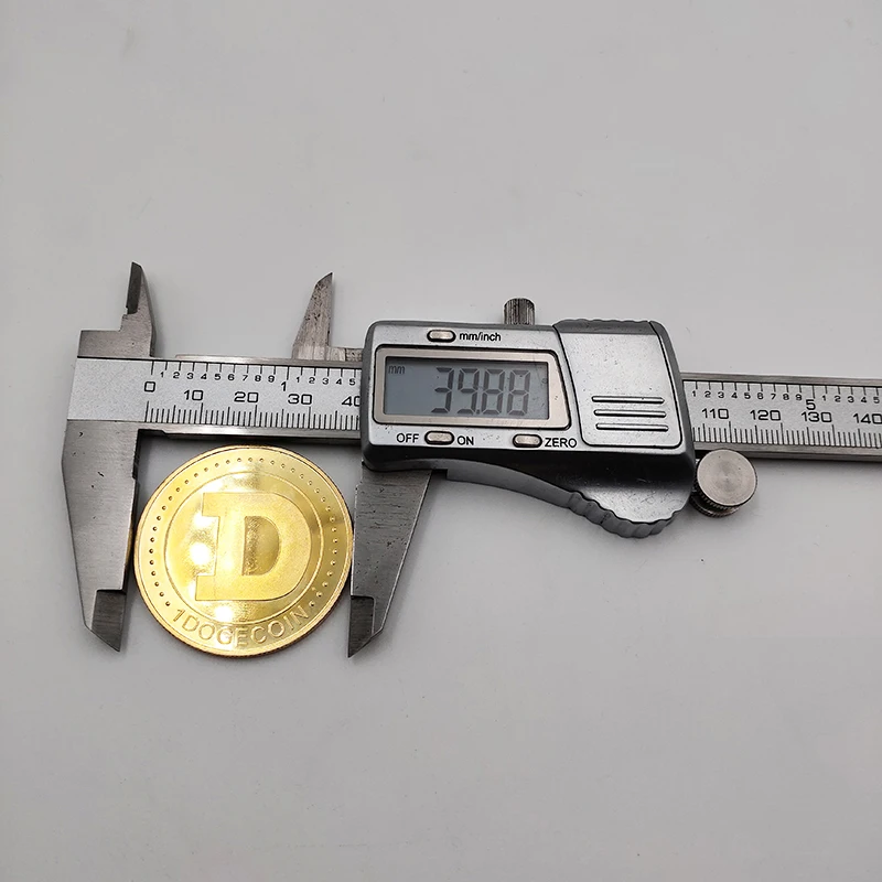 Забавная Золотая Серебряная монета Dogecoin коллекционная криптовалюта красивые